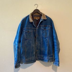 Vintage wrangler blanket lined jacket